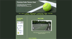 Desktop Screenshot of fenelonfallstennisclub.com